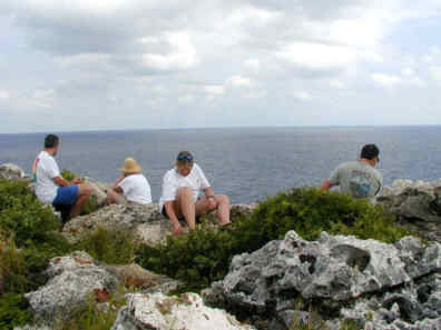 Group on the bluff